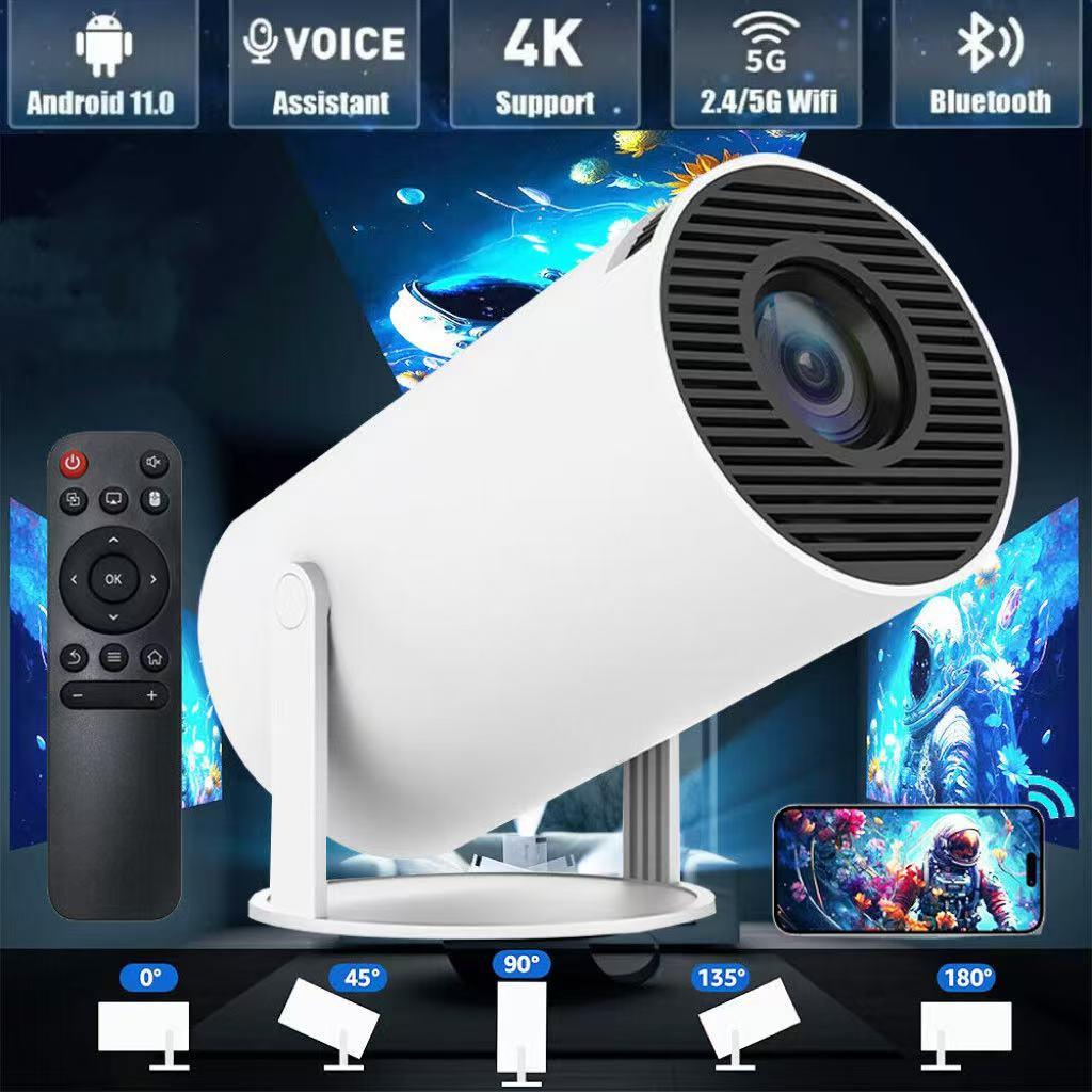 AuraHaven™ LumiOne — Smart Portable Home Projector